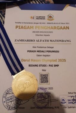 Olympiade Darul Hasan Tingkat SMP, SMPIT Daarul Fadhil Bange Raih Mendali Perunggu