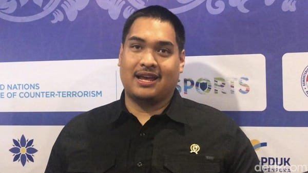 Gambar: Menteri Pemuda dan Olahraga RI, Dito Ariotedjo, saat ditemui di Badung, Bali, pada Selasa (1/10/2024). (Ida Bagus Putu Mahendra/detikBali)  