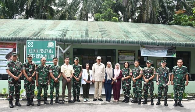 Kunjungan Menhan ke Rindam I BB 2025