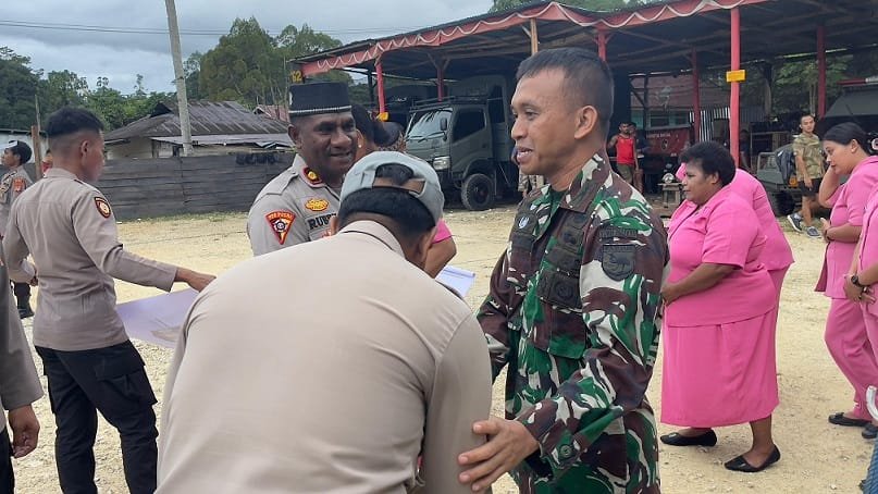 Silaturahmi TNI Polri Maybrat