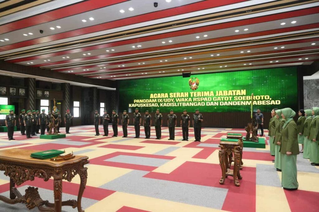 Sertijab Pangdam IX/Udayana di Mabes TNI AD