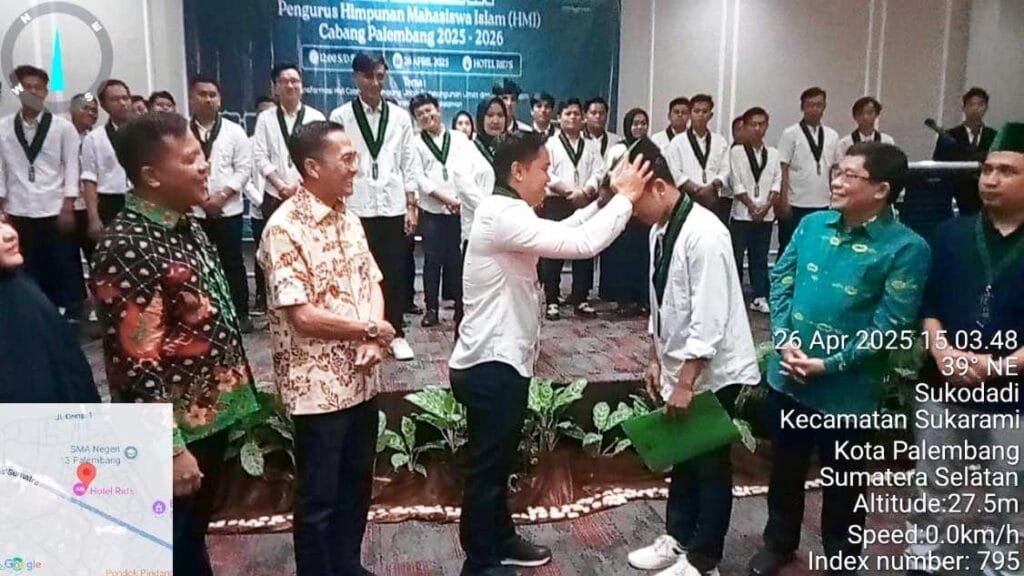 Pelantikan Ketua HMI Cabang Palembang Bayu Pratama