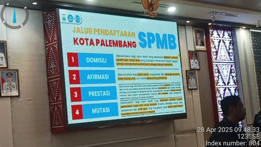 Disdikdasmen Palembang Gelar Rakor SPMB 2025