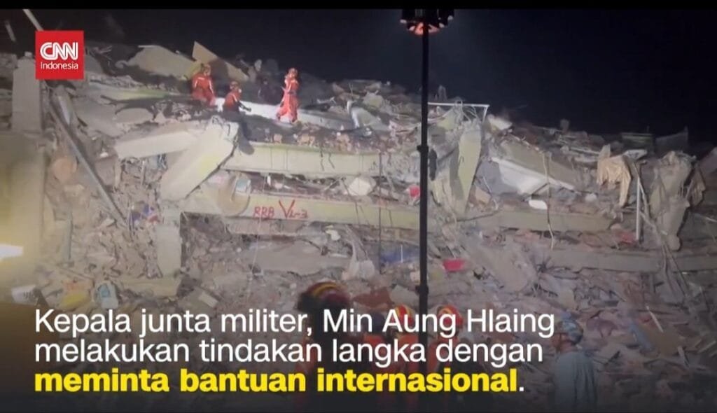 Gempa Dahsyat M 7,7 Guncang Myanmar: Korban Tewas Capai 2.056, Ribuan Terluka