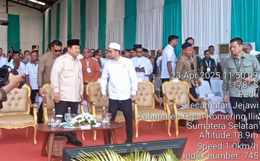Prabowo Launching Gerina di Sumsel: Revolusi Pertanian Dimulai dari Desa!