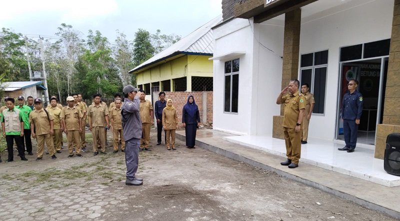Apel Pagi Rutin Digelar di Desa Betung Barat