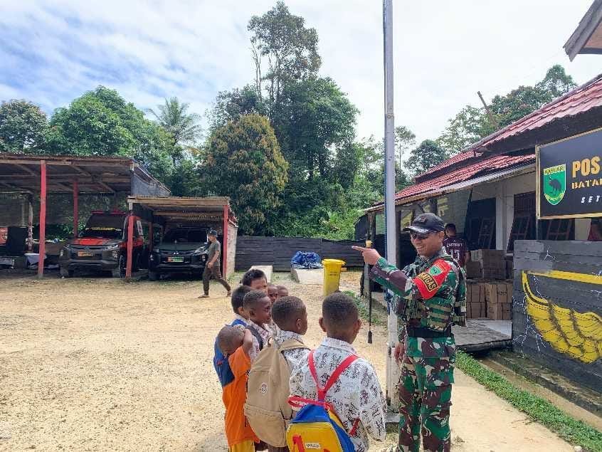 Satgas Yonif 763 Papua Barat Daya