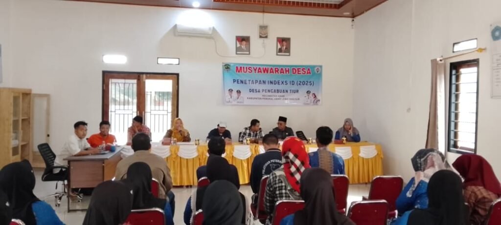 Pengabuan Timur Gelar Musyawarah Penetapan IDM 2025 Pali