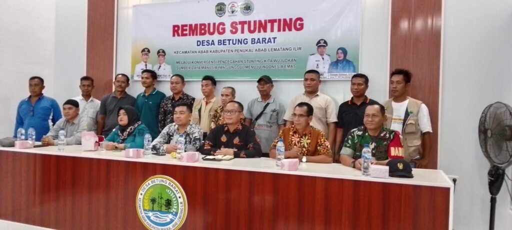 Desa Betung Barat Gelar Rembug Stunting dan Bentuk Kader Perempuan untuk Tekan Angka Gizi Buruk 2025