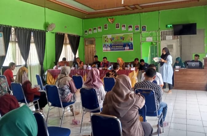 PALI Fokus Tekan Stunting, Desa Pengabuan Gelar Diskusi Terpadu dan Bentuk Kader