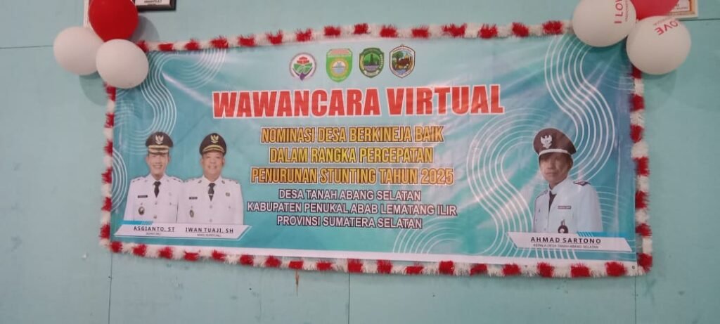Bangga! Desa Tanah Abang Selatan Wakili Sumsel di Lomba Nasional Percepatan Penurunan Stunting 2025