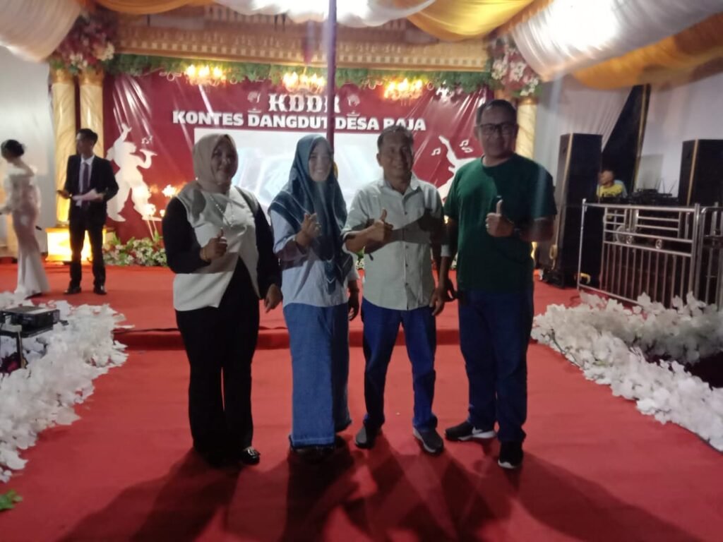 Pemerintah Desa Raja Menggelar Acara Kontes Dangdut Desa Raja 2025