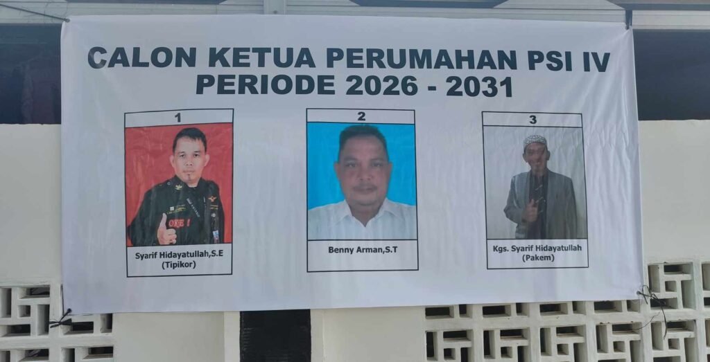 Kandidat Calon Ketua Perumahan Palem Srigading Indah 4